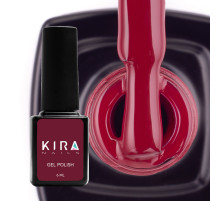 Гель-лак Kira Nails №061 темний малиновий емаль, 6 мл
