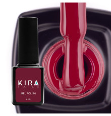 Гель-лак Kira Nails №061 темный малиновый эмаль, 6 мл