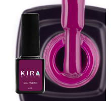 Гель-лак Kira Nails №062 насичений фіолетовий емаль, 6 мл