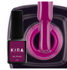 Гель-лак Kira Nails №062 насыщенная фиолетовая эмаль, 6 мл