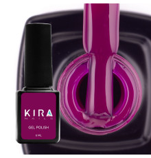 Гель-лак Kira Nails №063 фуксия эмаль, 6 мл
