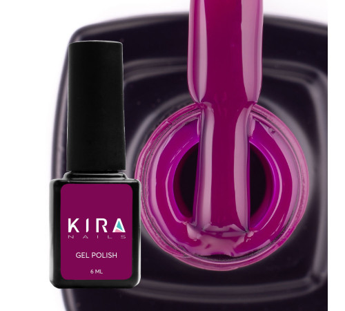 Гель-лак Kira Nails №063 фуксія емаль, 6 мл