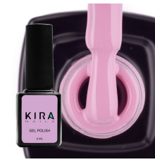 Гель-лак Kira Nails №064 бледно-розовая эмаль, 6 мл
