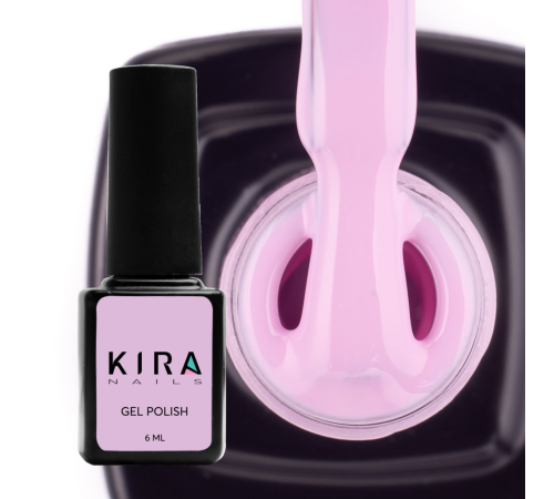 Гель-лак Kira Nails №065 рожево-ліловий емаль, 6 мл