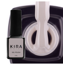 Гель-лак Kira Nails №066 світло-сірий емаль, 6 мл