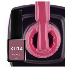 Гель-лак Kira Nails №068 холодна світла марсала емаль, 6 мл