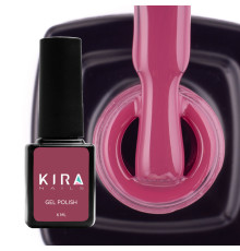 Гель-лак Kira Nails №069 винно-пурпурний емаль, 6 мл