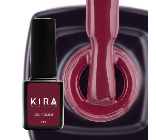 Гель-лак Kira Nails №070 коричнево-рожевий емаль, 6 мл