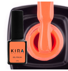 Гель-лак Kira Nails №072 помаранчевий емаль, 6 мл