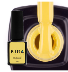 Гель-лак Kira Nails №073 сонячно-жовтий емаль, 6 мл