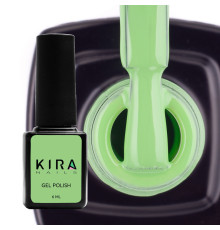 Гель-лак Kira Nails №076 ментоловий емаль, 6 мл