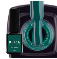 Гель-лак Kira Nails №079 насичений зелений емаль, 6 мл