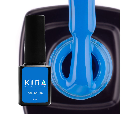 Гель-лак Kira Nails №081 синий эмаль, 6 мл
