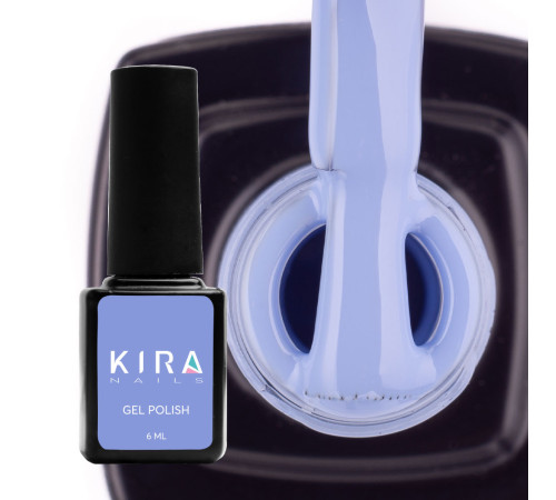 Гель-лак Kira Nails №083 блідо-волошковий емаль, 6 мл