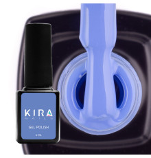 Гель-лак Kira Nails №084 волошковий емаль, 6 мл