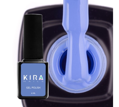 Гель-лак Kira Nails №084 волошковий емаль, 6 мл