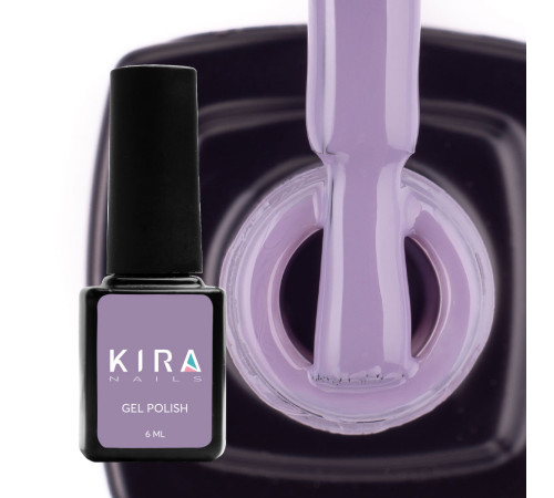Гель-лак Kira Nails №085 лилово-серый эмаль, 6 мл