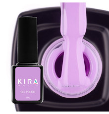 Гель-лак Kira Nails №087 світло-бузковий емаль, 6 мл