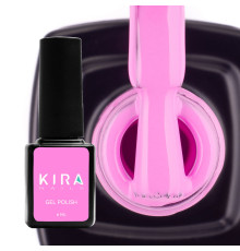 Гель-лак Kira Nails №089 бузково-рожевий емаль, 6 мл
