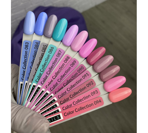 Гель-лак Kira Nails №090 приглушений рожевий емаль, 6 мл
