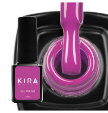 Гель-лак Kira Nails №090 приглушений рожевий емаль, 6 мл