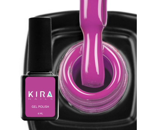 Гель-лак Kira Nails №090 приглушений рожевий емаль, 6 мл