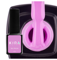 Гель-лак Kira Nails №099 розовато-сиреневая эмаль, 6 мл
