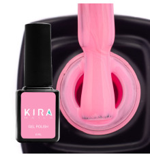 Гель-лак Kira Nails №101 яркая розовая эмаль, 6 мл