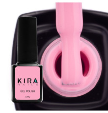 Гель-лак Kira Nails №104 насичений рожевий емаль, 6 мл