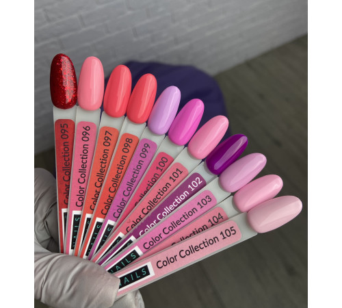 Гель-лак Kira Nails №104 насыщенный розовый эмаль, 6 мл