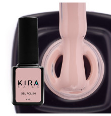 Gel polish Kira Nails No. 110 milk chocolate enamel, 6 ml
