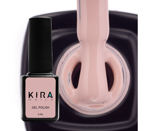 Гель-лак Kira Nails №110 молочний шоколад емаль, 6 мл