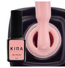 Gel polish Kira Nails #112 pink-beige enamel, 6 ml