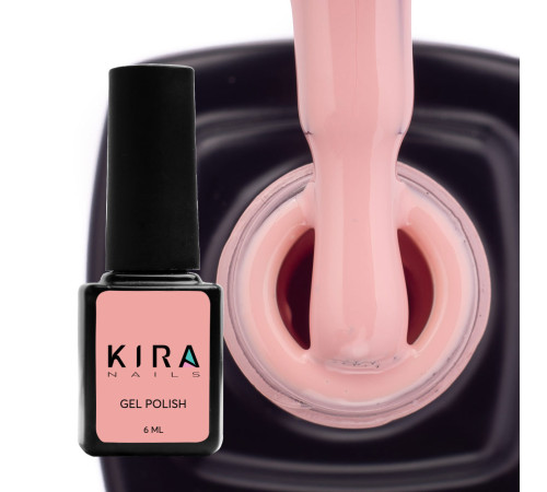 Gel polish Kira Nails #112 pink-beige enamel, 6 ml