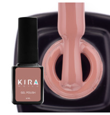 Gel polish Kira Nails #117 brown enamel, 6 ml