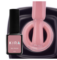 Gel polish Kira Nails #118 pink-chocolate enamel, 6 ml