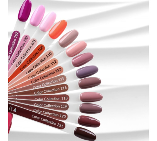 Kira Nails Gel Polish No. 120 HEMA/TPO free, red-brown enamel, 6 ml