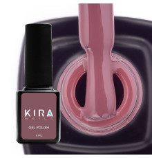 Gel polish Kira Nails #120 red-brown enamel, 6 ml