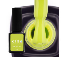 Гель-лак Kira Nails №125 приглушений світло-зелений емаль, 6 мл