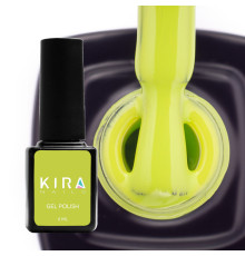 Гель-лак Kira Nails №125 приглушенный светло-зеленый эмаль, 6 мл