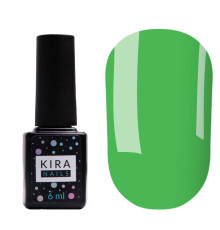 Гель-лак Kira Nails №126 зеленый эмаль приглушенный, 6 мл