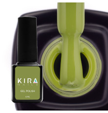 Гель-лак Kira Nails №127 хакі емаль, 6 мл