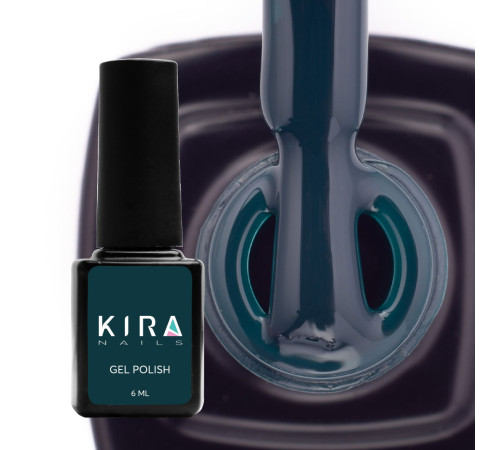 Kira Nails Gel Polish No. 128 Dark Green Enamel, 6 ml