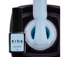 Гель-лак Kira Nails №131 аквамариновий емаль, 6 мл