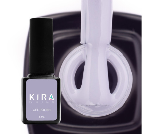 Гель-лак Kira Nails №133 сіро-блакитний емаль, 6 мл