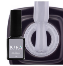 Гель-лак Kira Nails №134 зелено-сірий емаль, 6 мл