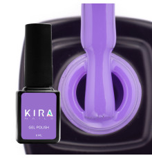Гель-лак Kira Nails №135 фіолетовий емаль, 6 мл