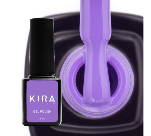 Gel polish Kira Nails #135 purple enamel, 6 ml