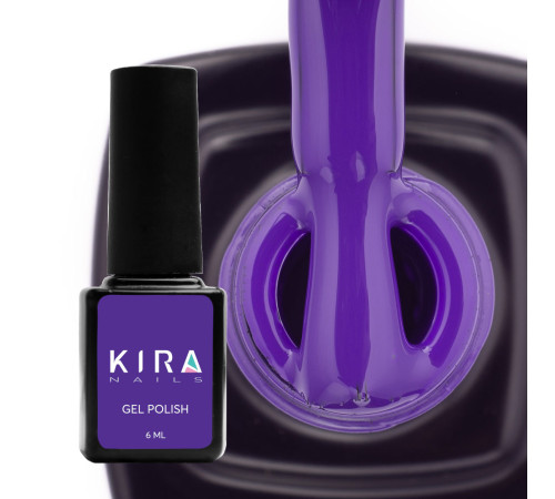 Гель-лак Kira Nails №136 ультрамарин емаль, 6 мл