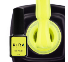 Гель-лак Kira Nails №138 жовтий емаль, 6 мл